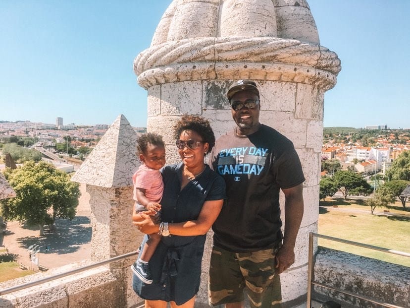 Lisbon, Portugal with a family at Belem Tower. A complete travel guide.