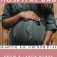 Pregnant women holding her belly.