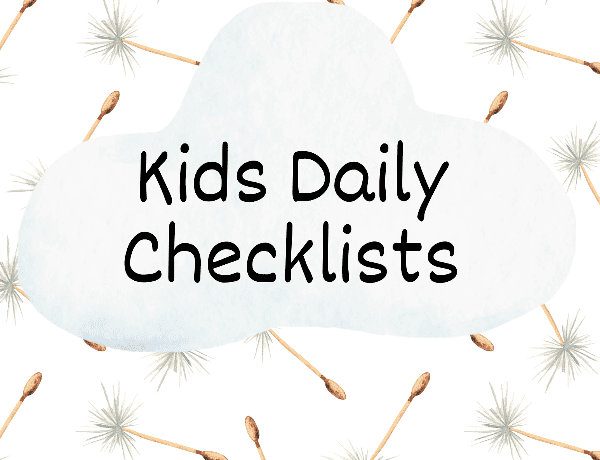 Kids Daily Checklist