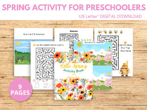 Printable Spring Activities For Preschoolers And Kindergarteners ...
