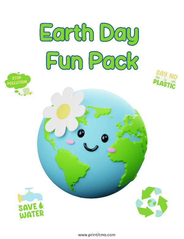 Printable Earth Day fun pack for kids