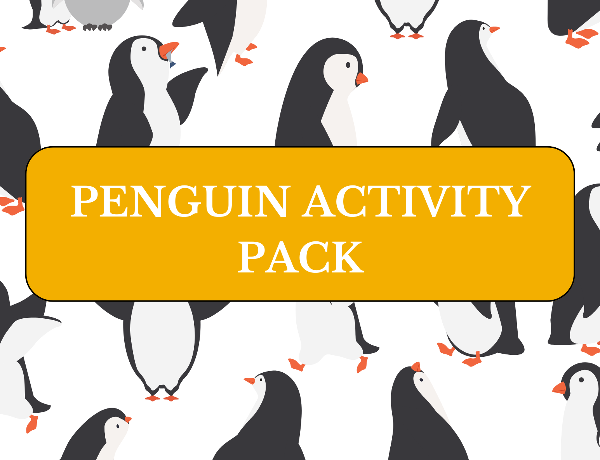 Penguin activity pack with penguins shown.