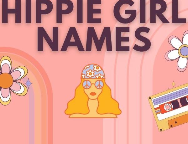 Hippie girl names, flower girl names, and plant baby names for peaceful name inspiration for girls