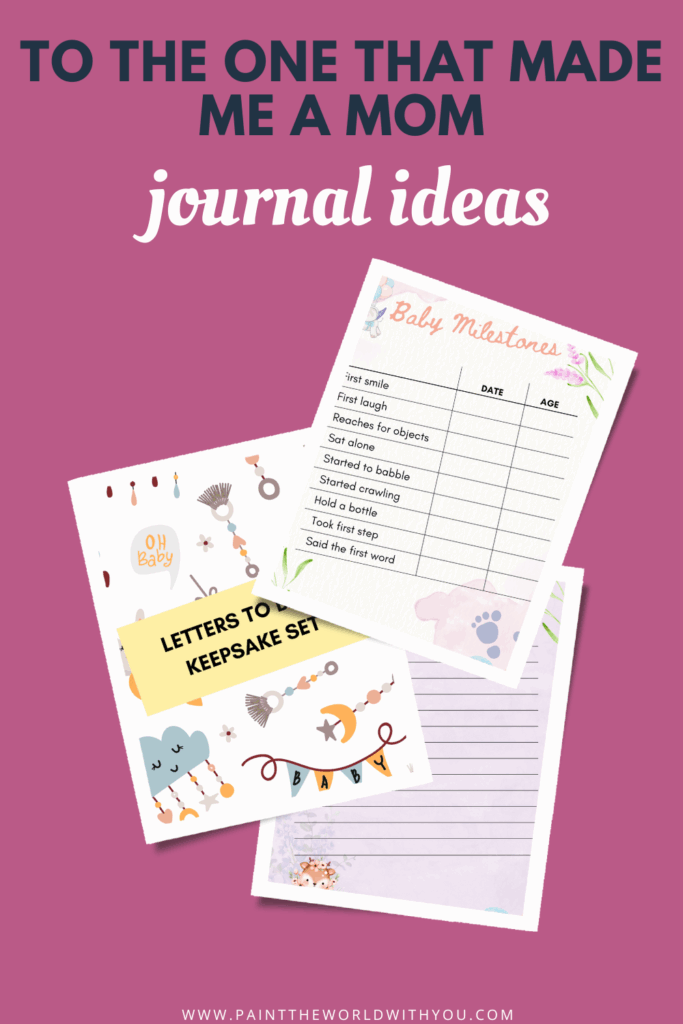 Printable Letters To My Baby