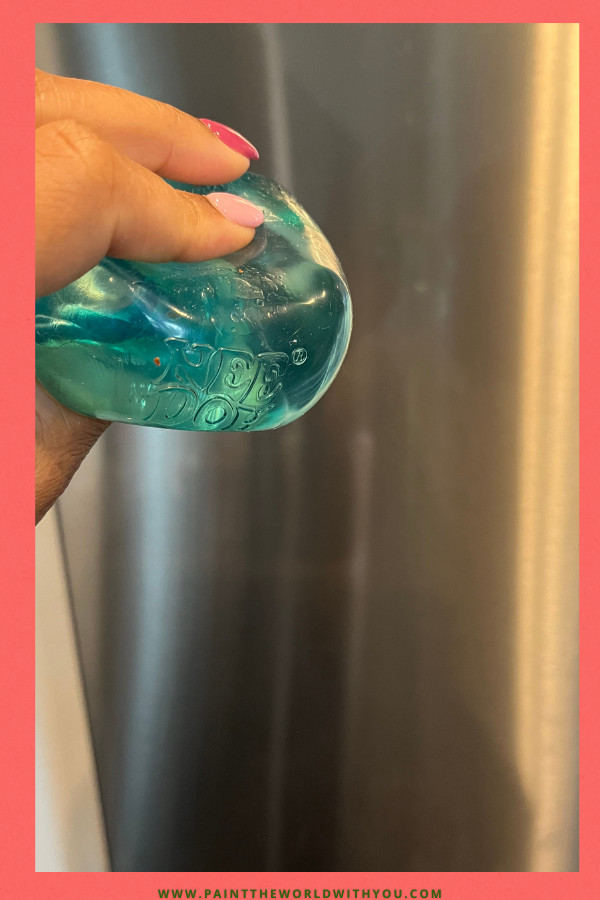 fun toy ideas including squishy toys, fidget cube, and blocks for kids playtime